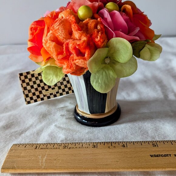 MackenzieChilds miniature Sunburst Flower Bouquet, retired, with Tag - Picture 2 of 3